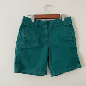 J. Crew Teal Women's Bermudas